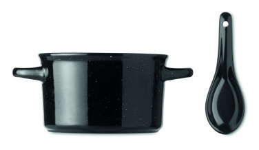Logotrade Logogeschenke das Foto: Vintage-Bowl Keramik 550 ml
