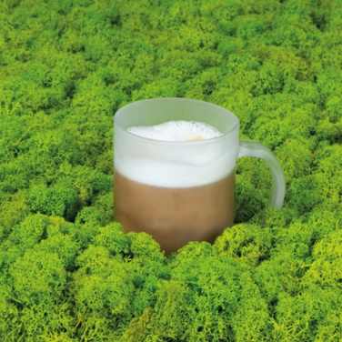 Logotrade Geschäftsgeschenke das Foto: Kaffeebecher aus Glas GENF 300 ml