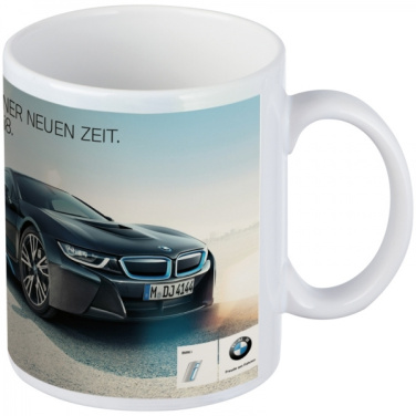Logotrade Firmengeschenke das Foto: Klassischer Kaffeebecher für Allover-Druck VIESTE 300 ml