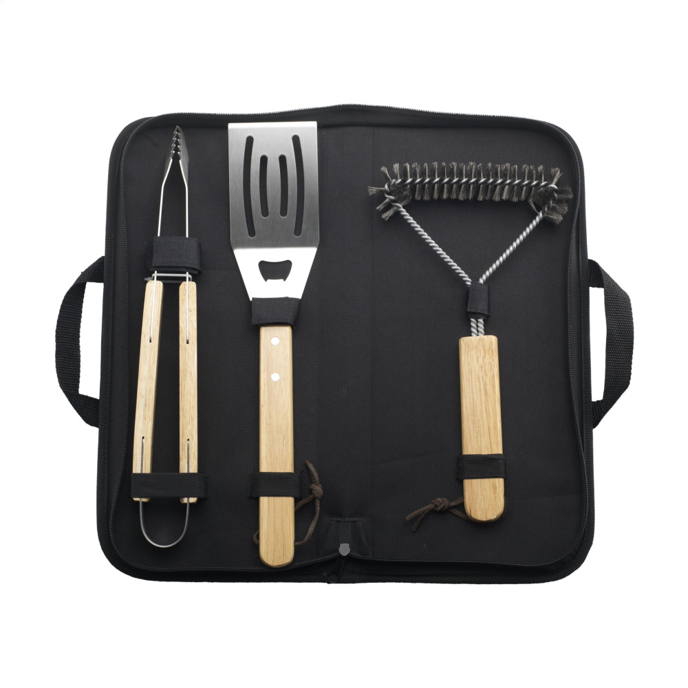 Logotrade Logogeschenke das Foto: Verano BBQ-Set Grillset