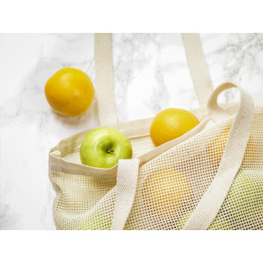 Logotrade Geschäftsgeschenke das Foto: Natura Organic Mesh Shopper (180 g/m²) Einkaufstasche