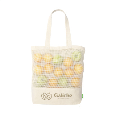 Logotrade Firmengeschenke das Foto: Natura Organic Mesh Shopper (180 g/m²) Einkaufstasche