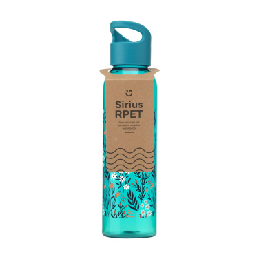 Logotrade Firmengeschenke das Foto: Sirius GRS RPET 650 ml Trinkflasche