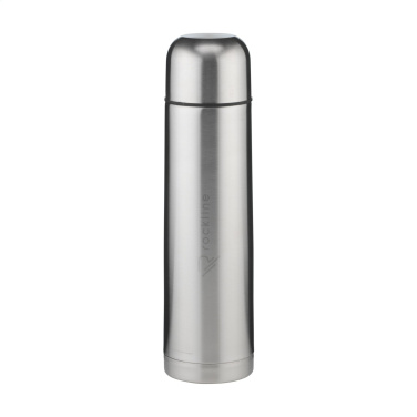 Logotrade Logogeschenke das Foto: Thermotop Maxi RCS Recycled Steel 1.000 ml Thermoflasche