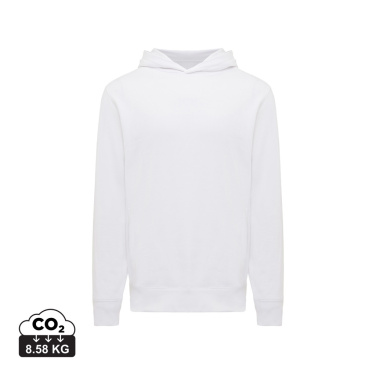 Logotrade Werbeartikel das Foto: Iqoniq Yengo Hoodie mit Seitentaschen aus rec. Baumwolle