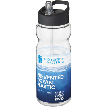 Logotrade Firmengeschenke das Foto: H2O Active® Eco Base 650 ml Sportflasche mit Ausgussdeckel