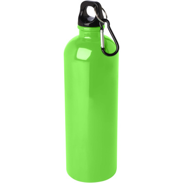 Logotrade werbemittel das Foto: Oregon 750 ml RCS-zertifizierte, einwandige Trinkflasche aus Edelstahl mit Karabinerhaken