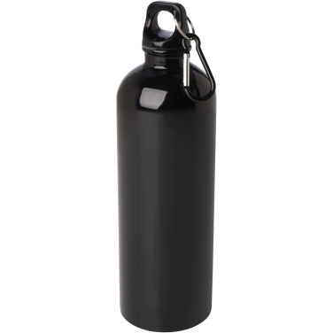 Logotrade Werbegeschenke das Foto: Oregon 750 ml RCS-zertifizierte, einwandige Trinkflasche aus Edelstahl mit Karabinerhaken