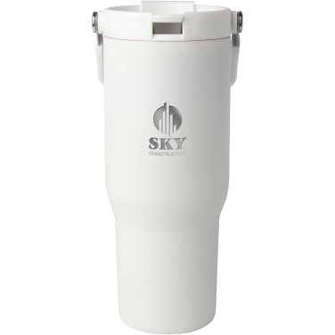 Logotrade Werbegeschenke das Foto: Bronx 900 ml RCS-zertifizierter Kupfer-Vakuum Isolierbecher aus Edelstahl mit Doppelfunktionsdeckel