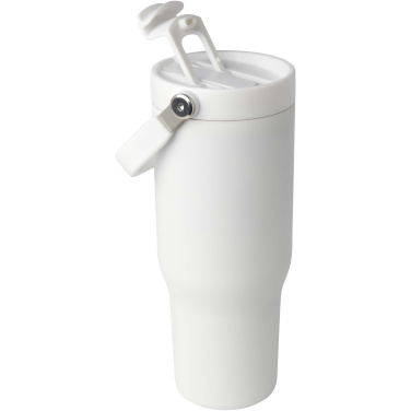 Logotrade Firmengeschenke das Foto: Bronx 900 ml RCS-zertifizierter Kupfer-Vakuum Isolierbecher aus Edelstahl mit Doppelfunktionsdeckel