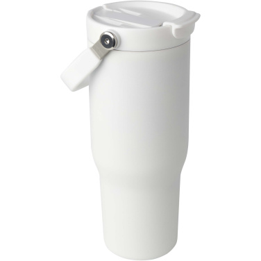 Logotrade Firmengeschenke das Foto: Bronx 900 ml RCS-zertifizierter Kupfer-Vakuum Isolierbecher aus Edelstahl mit Doppelfunktionsdeckel