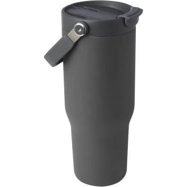 Logotrade Werbegeschenke das Foto: Bronx 900 ml RCS-zertifizierter Kupfer-Vakuum Isolierbecher aus Edelstahl mit Doppelfunktionsdeckel