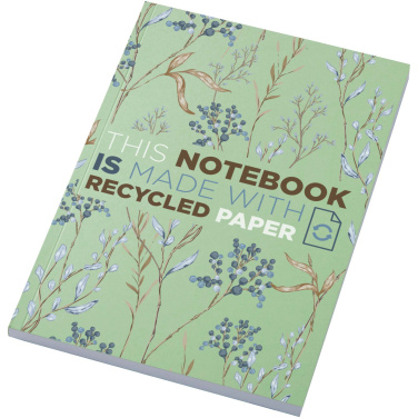 Logotrade Werbegeschenke das Foto: Novella Austen A5 Softcover Notizbuch aus Recyclingmaterial – 100 Blatt