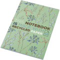 Novella Austen A5 Softcover Notizbuch aus Recyclingmaterial – 50 Blatt, Grün
