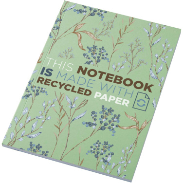 Logotrade Logogeschenke das Foto: Novella Austen A5 Softcover Notizbuch aus Recyclingmaterial – 50 Blatt