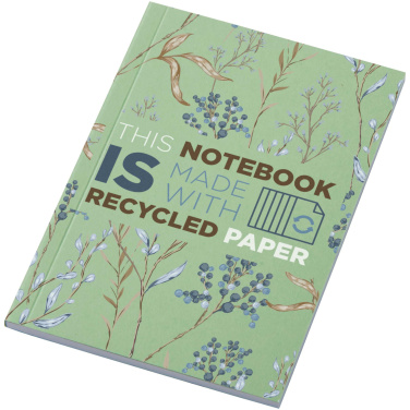 Logotrade werbemittel das Foto: Novella Austen A6 Softcover Notizbuch aus Recyclingmaterial – 50 Blatt