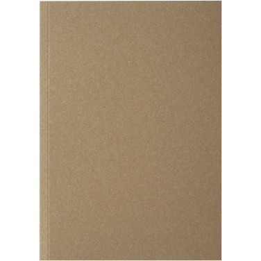 Logotrade Werbegeschenke das Foto: Novella Austen A5 Softcover Notizbuch aus recyceltem Kraftpapier – 50 Blatt 