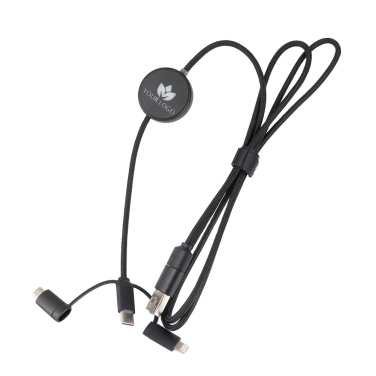 Logotrade Werbegeschenke das Foto: Kabel 4in1 mit beleuchtetem Logo - LH-ZM02