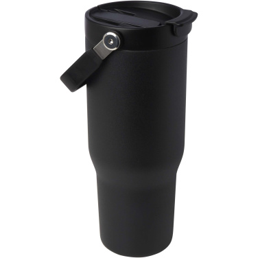 Logotrade werbemittel das Foto: Bronx 900 ml RCS-zertifizierter Kupfer-Vakuum Isolierbecher aus Edelstahl mit Doppelfunktionsdeckel
