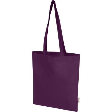 Logotrade Werbegeschenke das Foto: Madras Blend 140 g/m² Tragetasche aus GRS-recycelter Baumwolle 7L