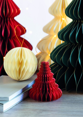 Logotrade Werbeartikel das Foto: Weihnachtsschmuck aus Papier