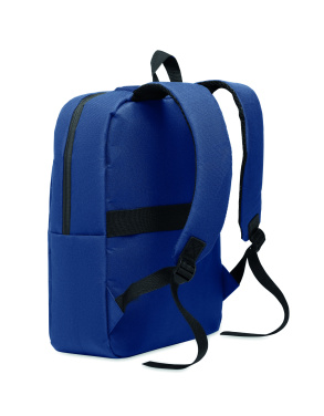Logotrade Werbegeschenke das Foto: Ein Rucksack aus 600D RPET-Polyester mit 210D-Futter und individuell anpassbarem Druck