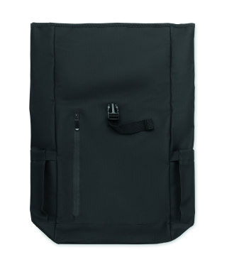 Logotrade Werbeartikel das Foto: Rolltop-Rucksack 600D RPET