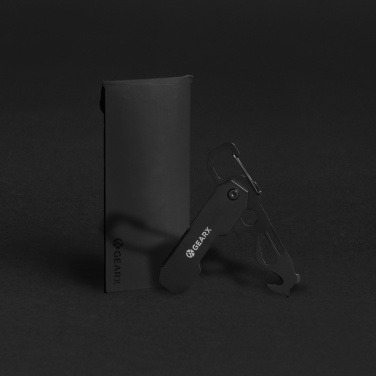 Logotrade Firmengeschenke das Foto: Gear X faltbares EDC-Werkzeug mit Karabinerhaken