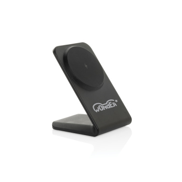 Logotrade werbemittel das Foto: VoltPerch 15W magnetischer Wireless Charger aus RCS rec. ABS