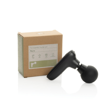 Logotrade Geschäftsgeschenke das Foto: Revix Massage-Gun aus RCS recyceltem ABS
