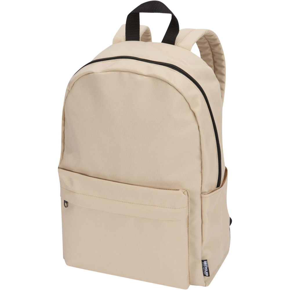 Logotrade Firmengeschenke das Foto: Byron 14" GRS-recycelter City Laptop Rucksack 14 L