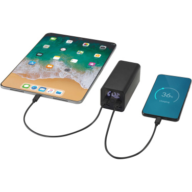 Logotrade Geschäftsgeschenke das Foto: Acamar 70 W 20.000 mAh Laptop Powerbank aus recyceltem Aluminium