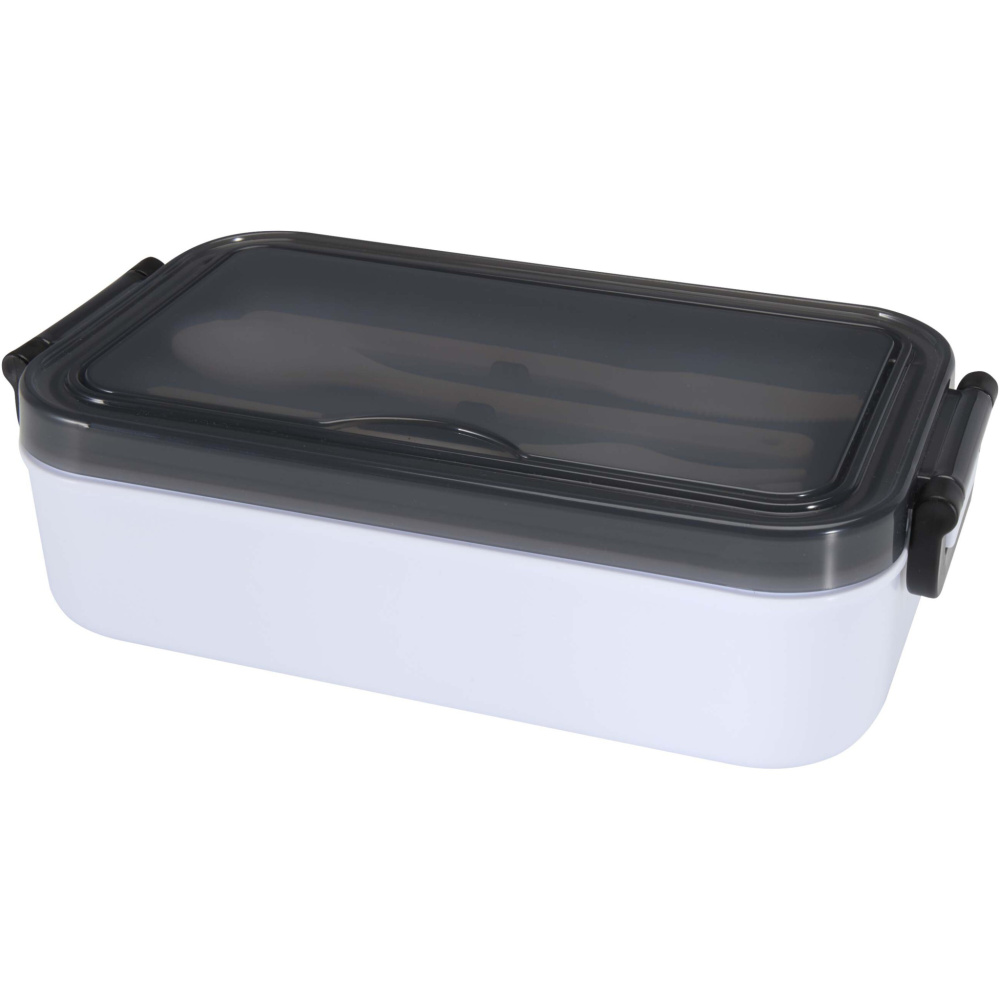 Logotrade Werbeartikel das Foto: Snappy Lunchbox und Besteckset
