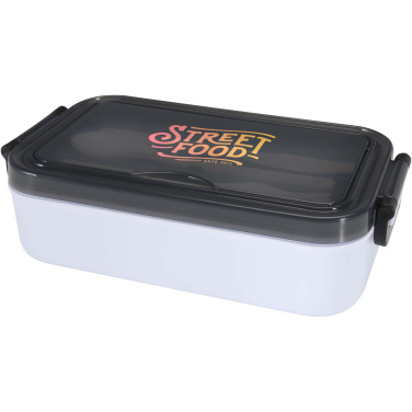 Logotrade Logogeschenke das Foto: Snappy Lunchbox und Besteckset