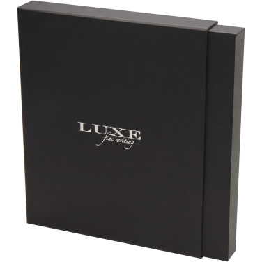 Logotrade Werbegeschenke das Foto: Legato Elegance A5 Hardcover Notizbuch mit Tintenroller Set