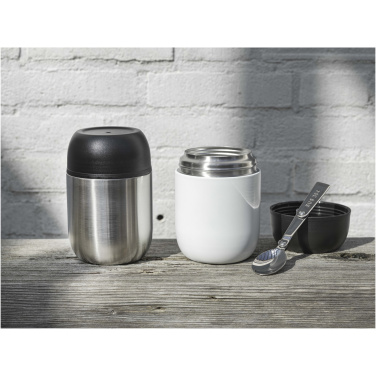 Logotrade Werbegeschenke das Foto: Supo 480 ml doppelwandiger Lunchpot aus recyceltem Edelstahl