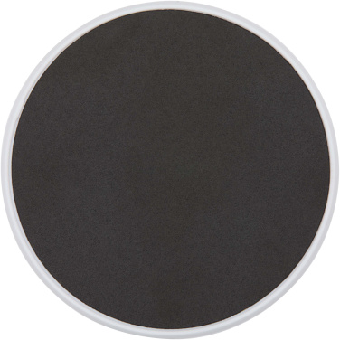 Logotrade Werbegeschenke das Foto: Alcor Klappbare magnetische Smartphonehalterung aus recyceltem Kunststoff mit Bambusdetails