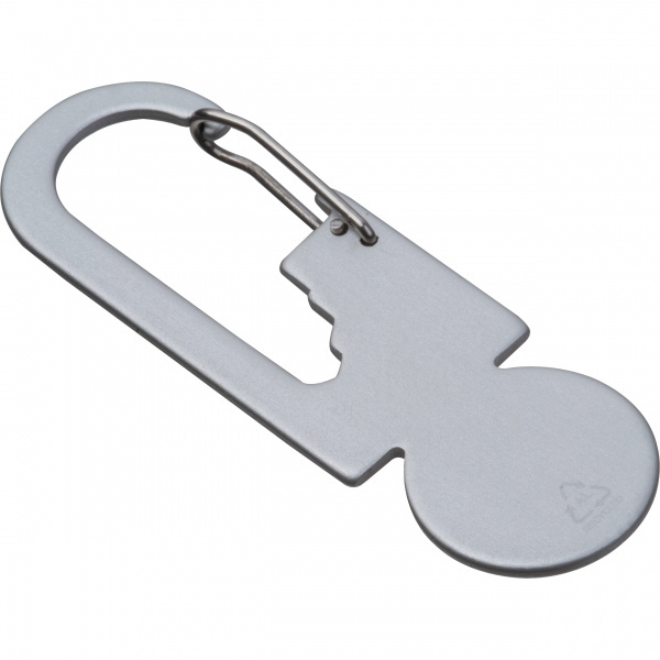 Logotrade Logogeschenke das Foto: Multitool mit Einkaufswagenchip GIBRALTAR