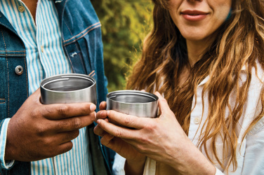 Logotrade Geschäftsgeschenke das Foto: Black+Blum Explorer Flasche Duo 1L