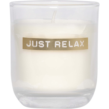 Logotrade Werbegeschenke das Foto: Wellmark Discovery 250 ml Handseifenspender und 150 g Duftkerze im Set