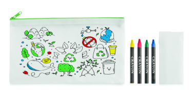 Logotrade Geschäftsgeschenke das Foto: Schlampermäppchen mit Stiften