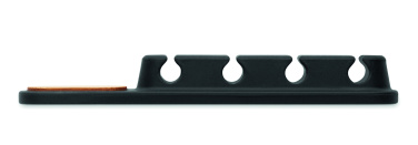 Logotrade Firmengeschenke das Foto: Kabel-Halter Silikon