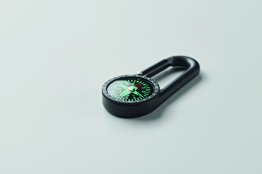Logotrade Geschäftsgeschenke das Foto: Outdoor-Kompass mit Karabiner