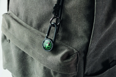 Logotrade Geschäftsgeschenke das Foto: Outdoor-Kompass mit Karabiner