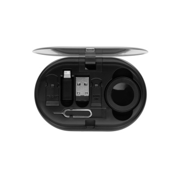 Logotrade Werbegeschenke das Foto: Chargevix Multifunktionales 60W-Lade-Set aus RCS rPlastic