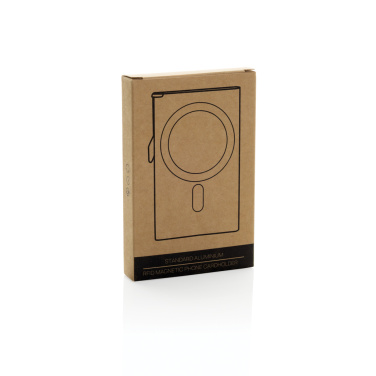 Logotrade Logogeschenke das Foto: Magnetischer RFID-Kartenhalter aus Aluminium für Smartphones