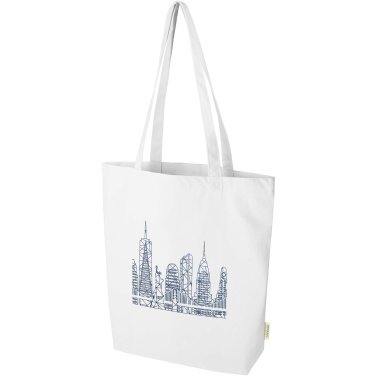 Logotrade Logogeschenke das Foto: Odisha 180 g/m² OCS Bio-Tragetasche mit breitem Boden 11L