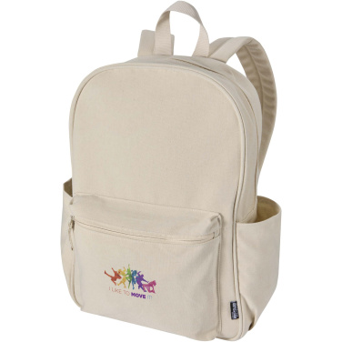 Logotrade Firmengeschenke das Foto: Recanvas 15,6” GRS recycelter City-Rucksack 16L