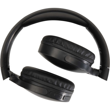 Logotrade Logogeschenke das Foto: Ancha Over-Ear Wireless Bluetooth® Headset aus recyceltem Kunststoff