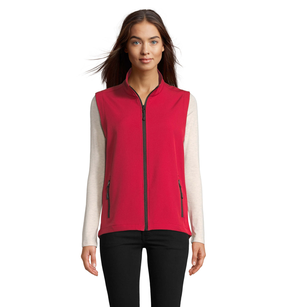 Logotrade Logogeschenke das Foto: RACE BW WOMENSOFTSHELL
